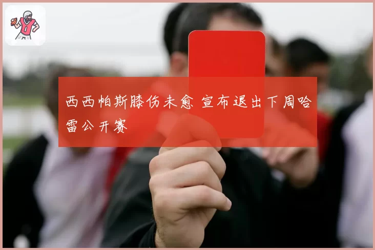 西西帕斯膝伤未愈 宣布退出下周哈雷公开赛